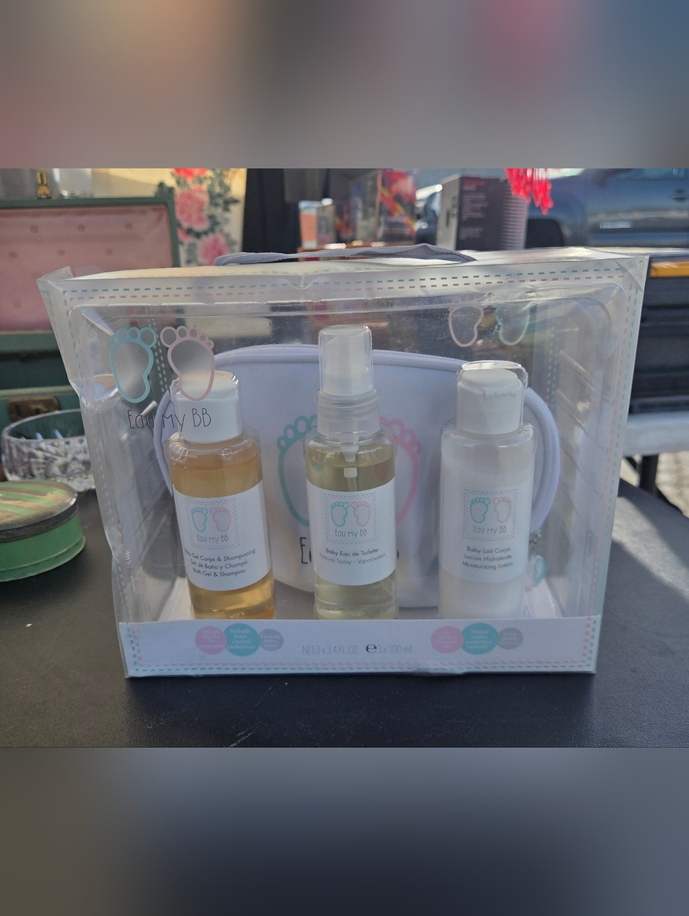Eau My BB Baby Care Travel Set - Pastel Blue & Pink